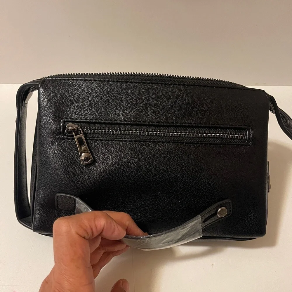 Ouluoba new Men Wrist Clutch Bag with lock